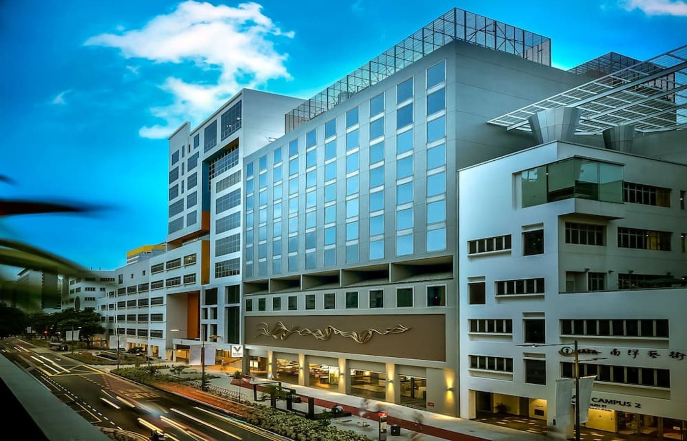 Exterior of V Hotel Bencoolen in central Singapore