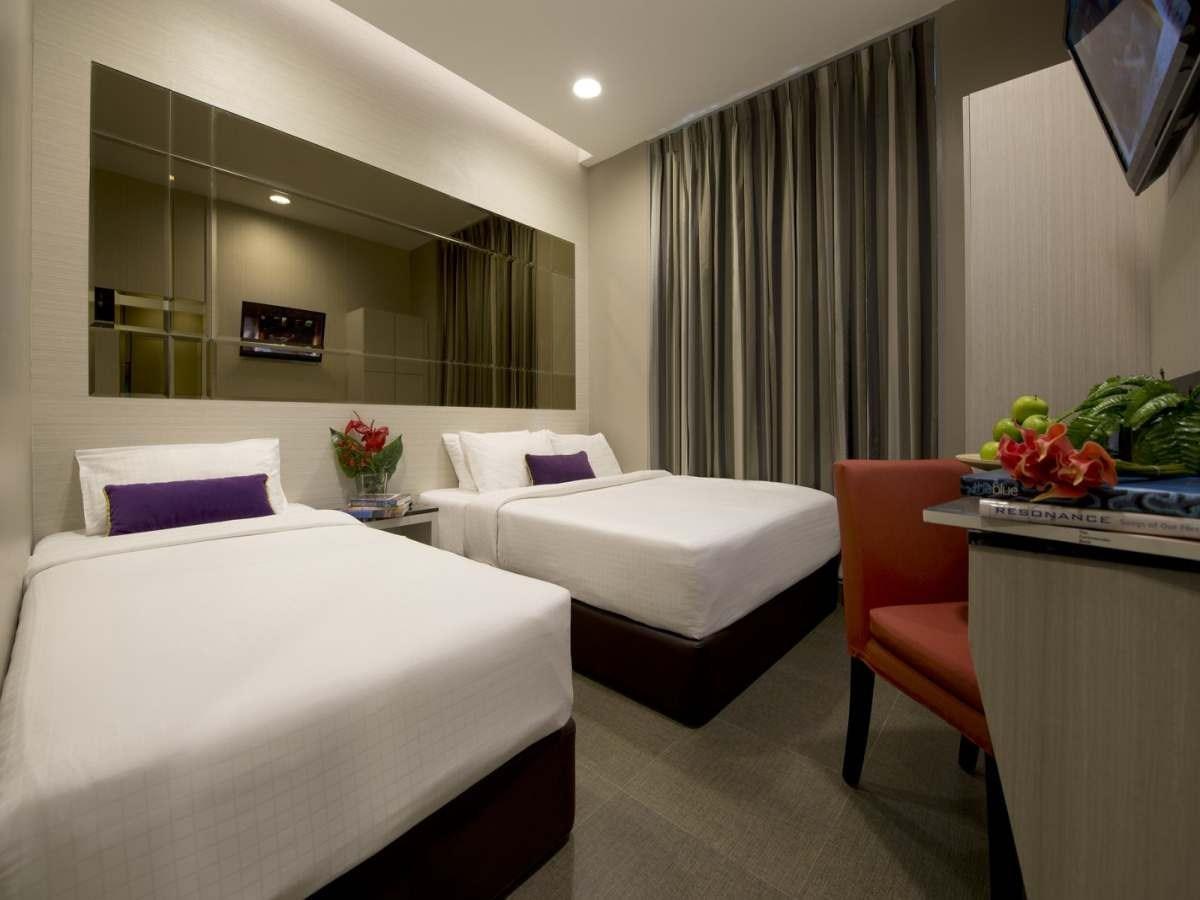 Room example at V Hotel Bencoolen